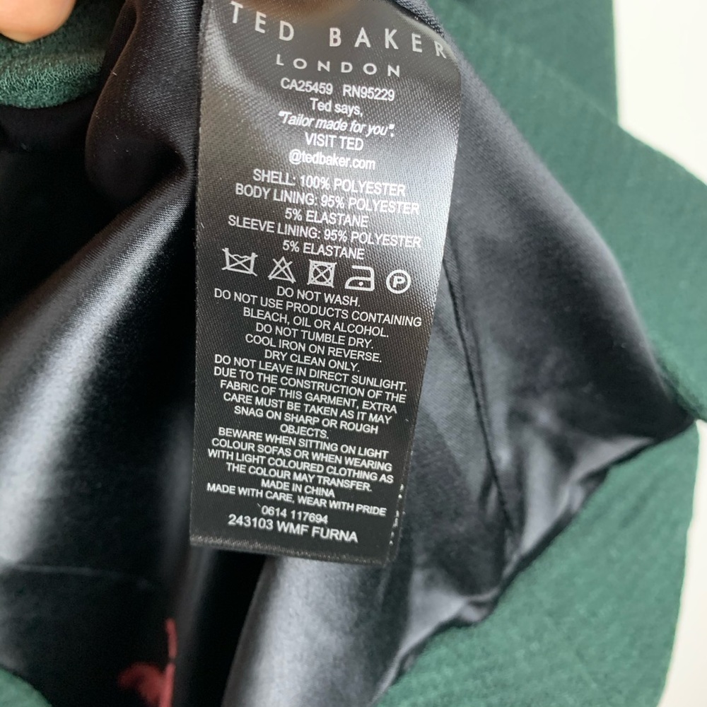 NEW Ted Baker London Furna Scalloped Jacket - Picture 9 of 9